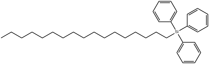 HEPTADECYLTRIPHENYLSILANE Structural