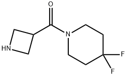 Azetidin-3-yl-(4,4-difluoropiperidin-1-yl)-methanone Structural