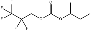 sec-Butyl 2,2,3,3,3-pentafluoropropyl carbonate Structural