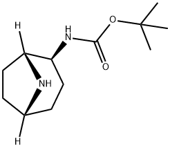 tert-Butyl (1R,2S,5S)-8-azabicyclo[3.2.1]octan-2-ylcarbamate Structural