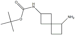 tert-butyl (5-aminospiro[3.3]heptan-2-yl)carbamate Structural