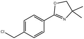 Oxazole, 2-[4-(chloromethyl)phenyl]-4,5-dihydro-4,4-dimethyl- Structural