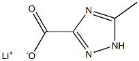 lithium 5-methyl-1H-1,2,4-triazole-3-carboxylate Structural