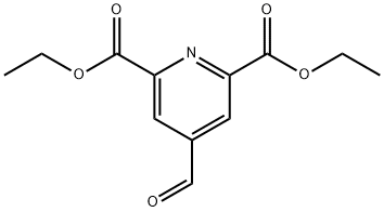 diethyl 4-formylpyridine-2,6-dicarboxylate Structural