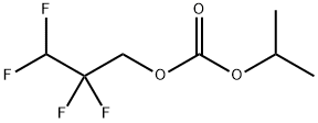 Isopropyl 2,2,3,3-tetrafluoropropyl carbonate Structural