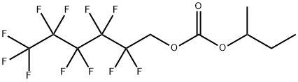 sec-Butyl 1H,1H-perfluorohexyl carbonate Structural