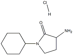 3-amino-1-cyclohexylpyrrolidin-2-one hydrochloride