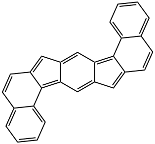 Benz[6,7]indeno[1,2-b]benzo[g]fluorene Structural