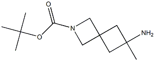 tert-butyl 6-amino-6-methyl-2-azaspiro[3.3]heptane-2-carboxylate Structural