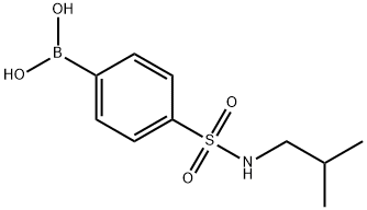 B-[4-[[(2-methylpropyl)amino]sulfonyl]phenyl]Boronic acid Structural