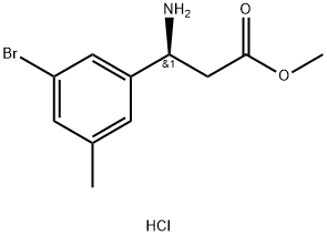 METHYL (3S)-3-AMINO-3-(3-BROMO-5-METHYLPHENYL)PROPANOATE HYDROCHLORIDE