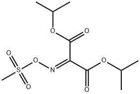 DIISOPROPYL 2-(((METHYLSULFONYL)OXY)IMINO)MALONATE Structural