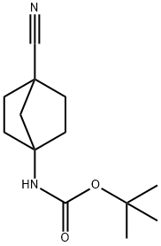 Carbamic acid,N-(4-cyanobicyclo[2.2.1]hept-1-yl)-, 1,1-dimethylethyl ester Structural