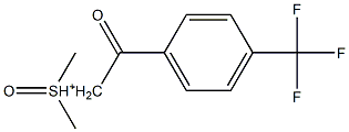 Dimethylsulfoxonium-4-(trifluoromethyl)benzoylmethylide Structural
