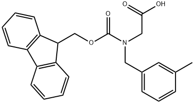 N-Fmoc-3-methylbenzyl-glycine Structural