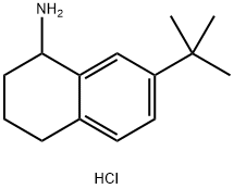 7-TERT-BUTYL-1,2,3,4-TETRAHYDRONAPHTHALEN-1-AMINE HYDROCHLORIDE Structural