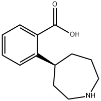 Benzoic acid, 2-[(4S)-hexahydro-1H-azepin-4-yl]- Structural