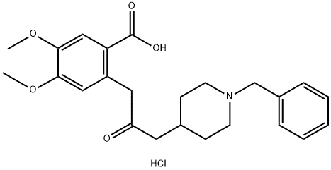 Donepezil Impurity 17 HCl Structural Picture