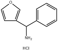 (furan-3-yl)(phenyl)methanamine hydrochloride Structural