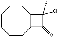 Bicyclo[6.2.0]decan-9-one, 10,10-dichloro- Structural