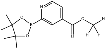 methyl-d3 2-(4,4,5,5-tetramethyl-1,3,2-dioxaborolan-2-yl)isonicotinate Structural