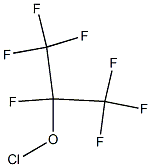 heptafluoroisopropyl hypochlorite Structural