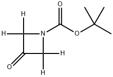 tert-butyl 3-oxoazetidine-1-carboxylate-2,2,4,4-d4 Structural