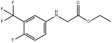 ethyl 2-[4-fluoro-3-(trifluoromethyl)anilino]acetate