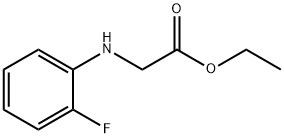 Glycine, N-(2-fluorophenyl)-, ethyl ester Structural