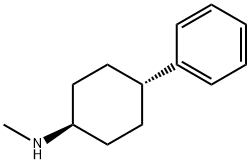 trans-N-Methyl-4-phenylcyclohexanamine Structural