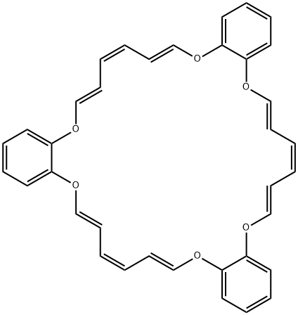 Tribenzo[b,l,v][1,4,11,14,21,24]hexaoxacyclotriacontin (8CI,9CI) Structural