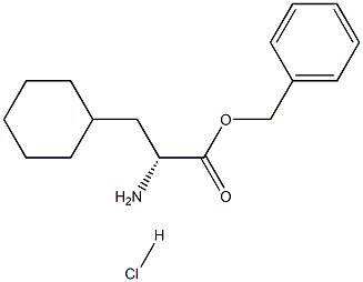 Beta-Cyclohexyl-D-Alanine Benzyl Ester Hydrochloride Structural