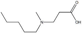 b-Alanine, N-methyl-N-pentyl- Structural