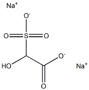 Disodium hydroxy(sulfonato)acetate Structural