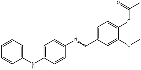 4-{[(4-anilinophenyl)imino]methyl}-2-methoxyphenyl acetate