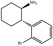 Cyclohexylamine, 2-(o-bromophenyl)-,trans- Structural