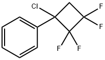 Benzene, (1-chloro-2,2,3,3-tetrafluorocyclobutyl)- Structural