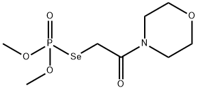 Phosphoroselenoic acid, O,O-dimethyl Se-[2-(4-morpholinyl)-2-oxoethyl] ester Structural