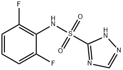 N-(2,6-difluorophenyl)-1H-1,2,4-Triazole-5-sulfonamide Structural