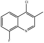 Quinoline, 4-chloro-8-fluoro-3-methyl- Structural