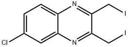 Quinoxaline, 6-chloro-2,3-bis(iodomethyl)- Structural