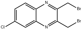 Quinoxaline, 2,3-bis(bromomethyl)-6-chloro- Structural