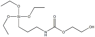 Carbamic acid, [3-(triethoxysilyl)propyl]-, 2-hydroxyethyl ester Structural