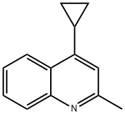 Quinoline, 4-cyclopropyl-2-methyl- Structural