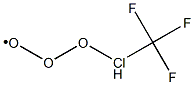trifluoromethyl peroxyhypochlorite Structural