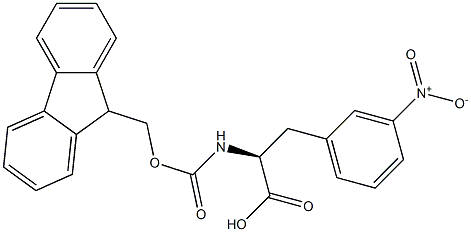 FMOC-L-3-NITROPHENYLALANINE Structural