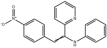 alpha-(4-Nitrobenzylidene)-N-phenyl-2-pyridinemethylamine Structural