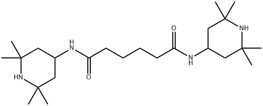 Hexanediamide, N1,N6-bis(2,2,6,6-tetramethyl-4-piperidinyl)- Structural
