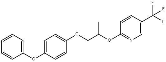 Pyridine, 2-[1-methyl-2-(4-phenoxyphenoxy)ethoxy]-5-(trifluoromethyl)- Structural