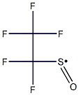 pentafluoroethane-sulfinyl Structural